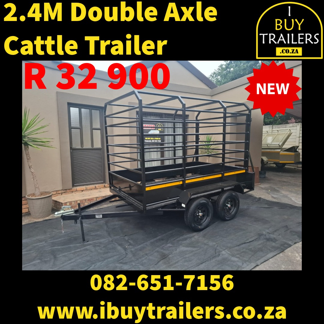 Cattle Double Axle 2.4 M x 1.5 M x 1.7 M