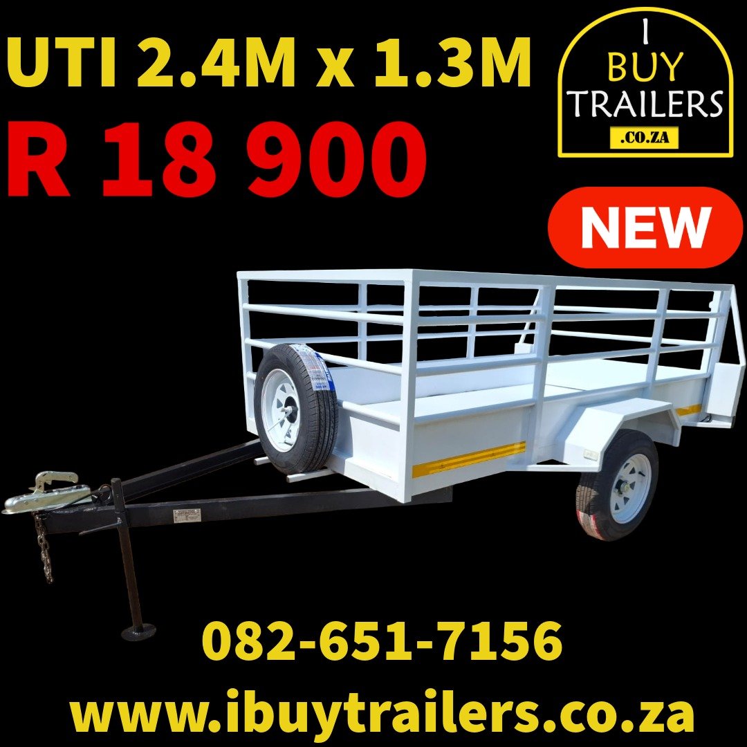 Utility Trailer 2.4 M x 1.3 M White