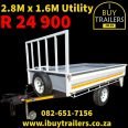 Braked UTI Trailer 2.8 M x 1.6 M