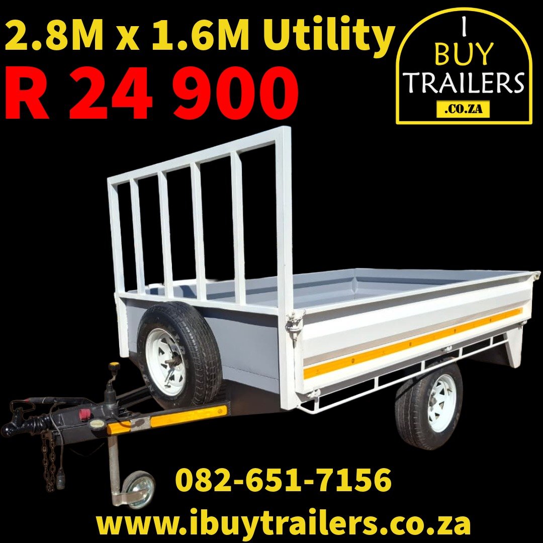 Braked UTI Trailer 2.8 M x 1.6 M