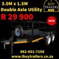 Double Axle 3.0 M x 1.5 M
