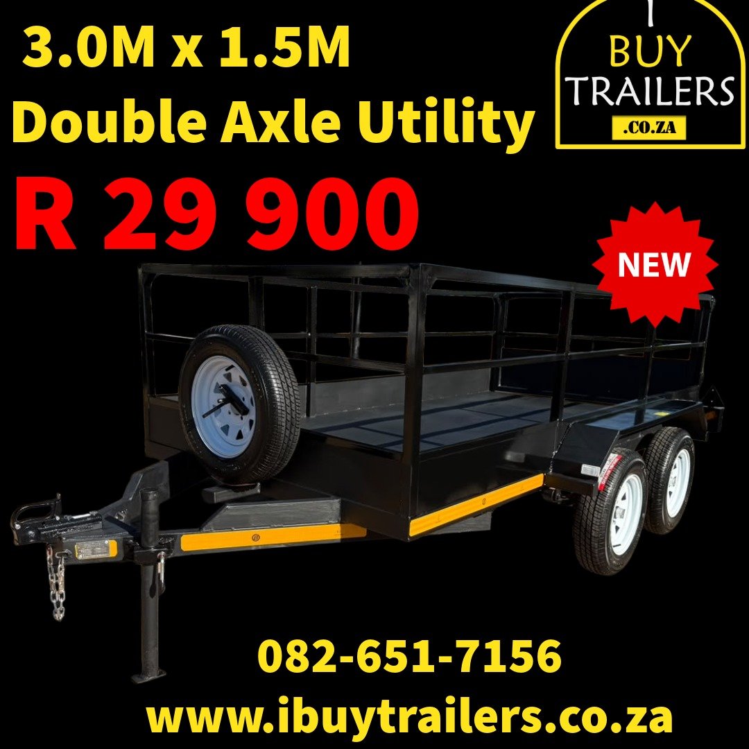 Double Axle 3.0 M x 1.5 M